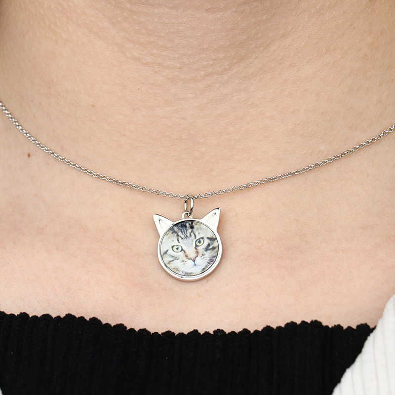 Collana con Foto del TUO GATTO