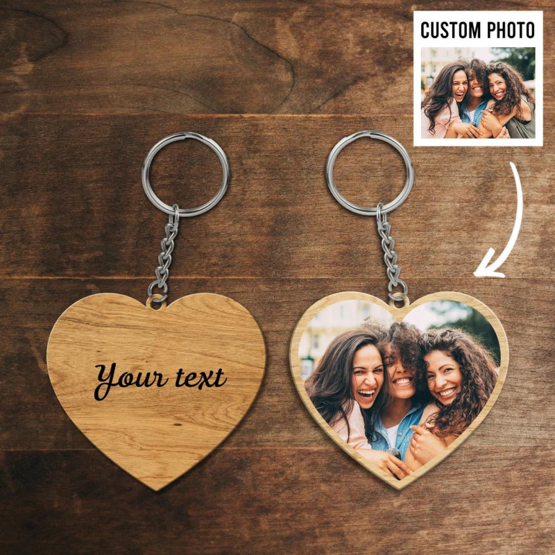 Regalo Personalizzato Foto 30 Portachiavi Con Foto Personalizzabili - Kit Fai Da Te Acrilico Trasparente 4x4cm Kit Fai Da Te Regali